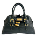 Chloé Black Leather Handbag Tote Bag (Pre-Owned)