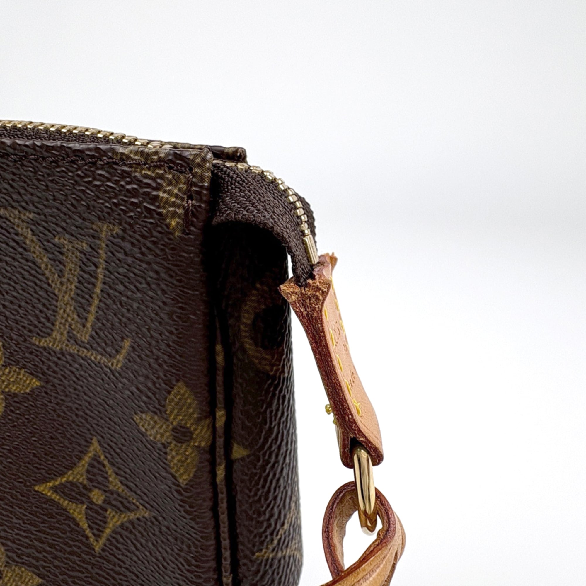 Louis Vuitton Brown Monogram Monogram Pochette Pouch