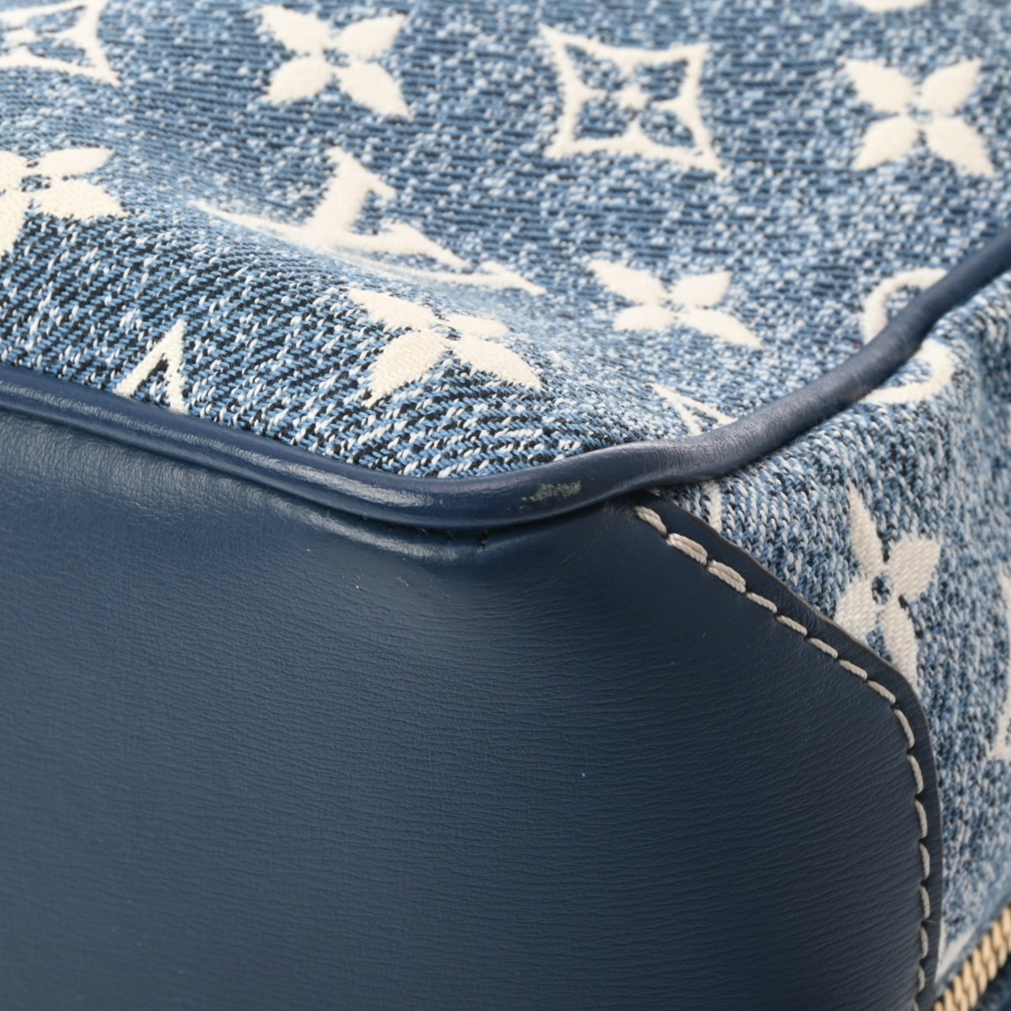 Louis Vuitton Blue Monogram Jacquard Denim Handbag