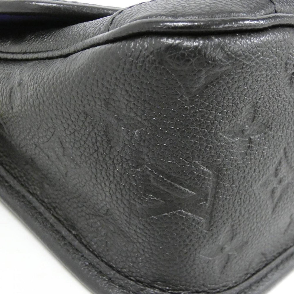 Louis Vuitton Bicolor Black Leather Shoulder Bag