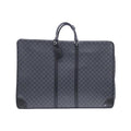 Louis Vuitton Dark Gray Graphite Coated Canvas Handbag