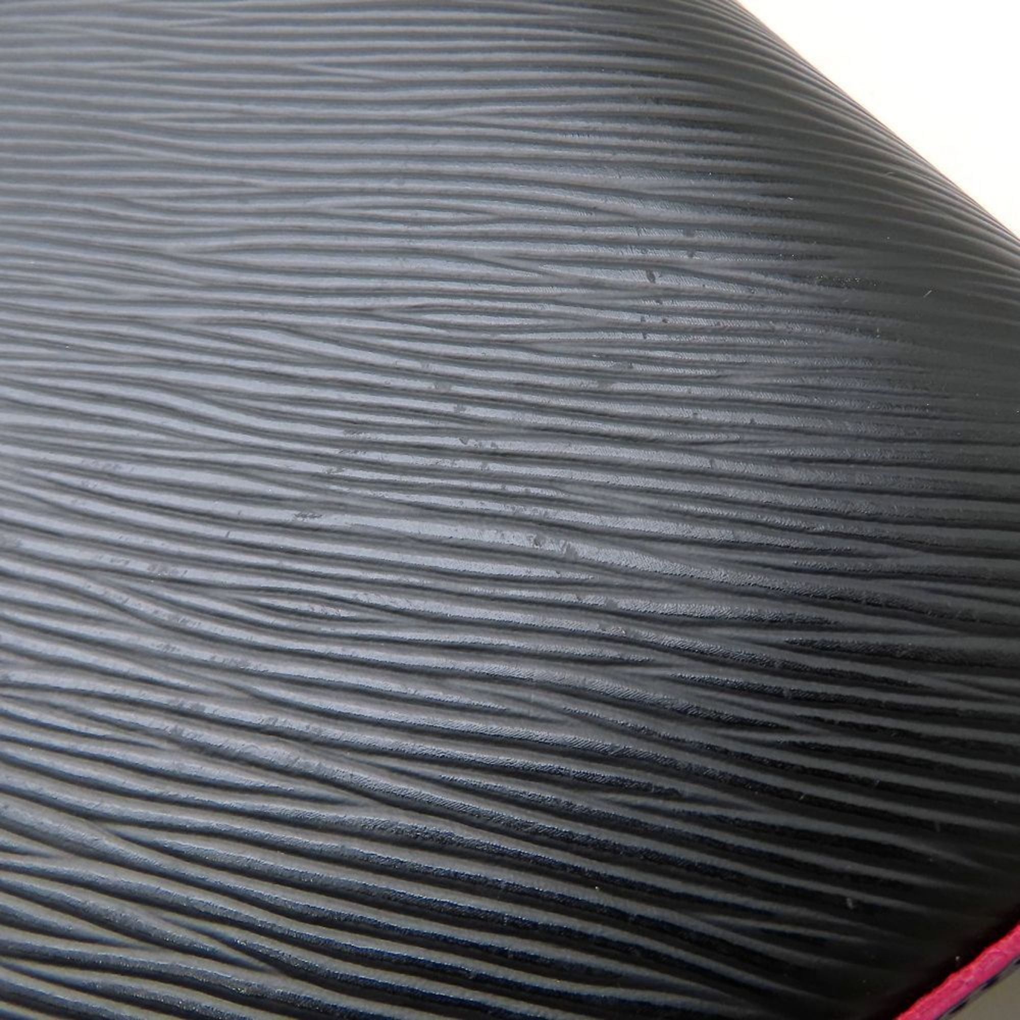 Louis Vuitton Hot Pink Noir Leather Pochette