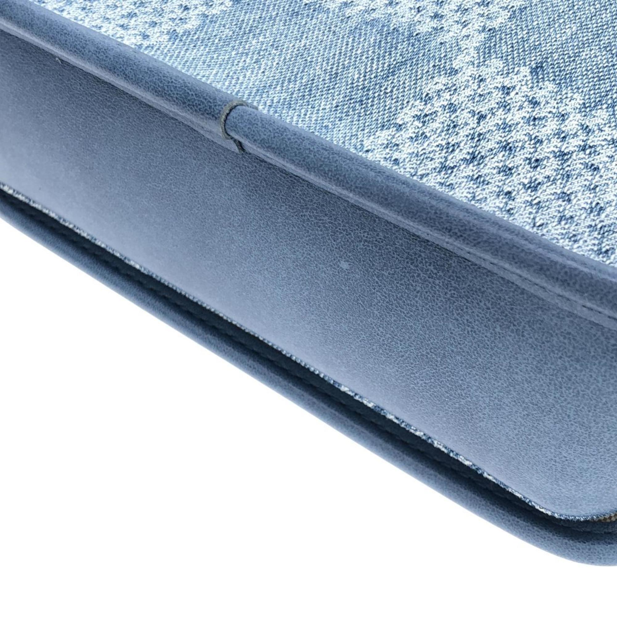 Louis Vuitton Blue Denim Canvas Shoulder Bag