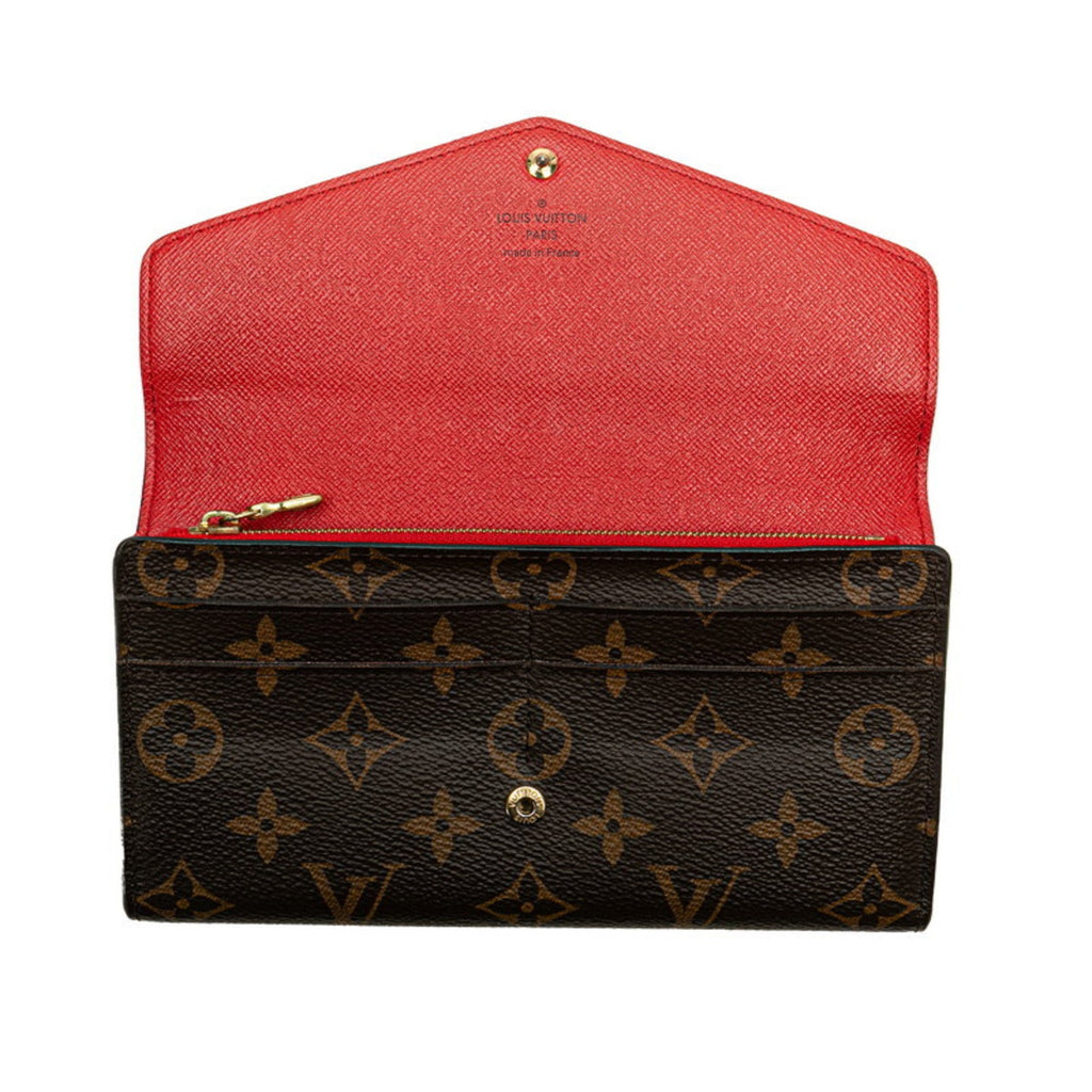 Louis Vuitton Monogram Brown Pvc Leather Long Wallet