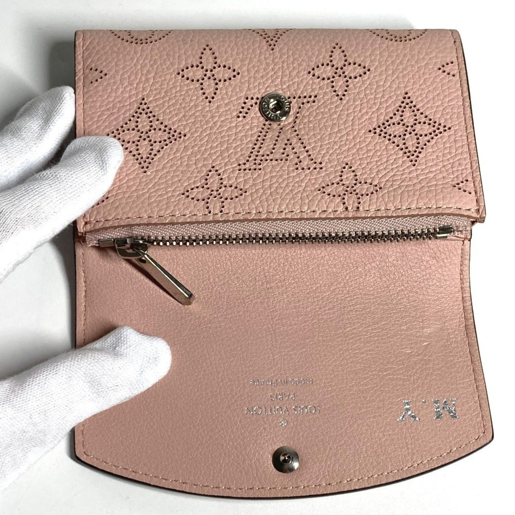 Louis Vuitton Magnolia Pink Mahina Leather Wallet