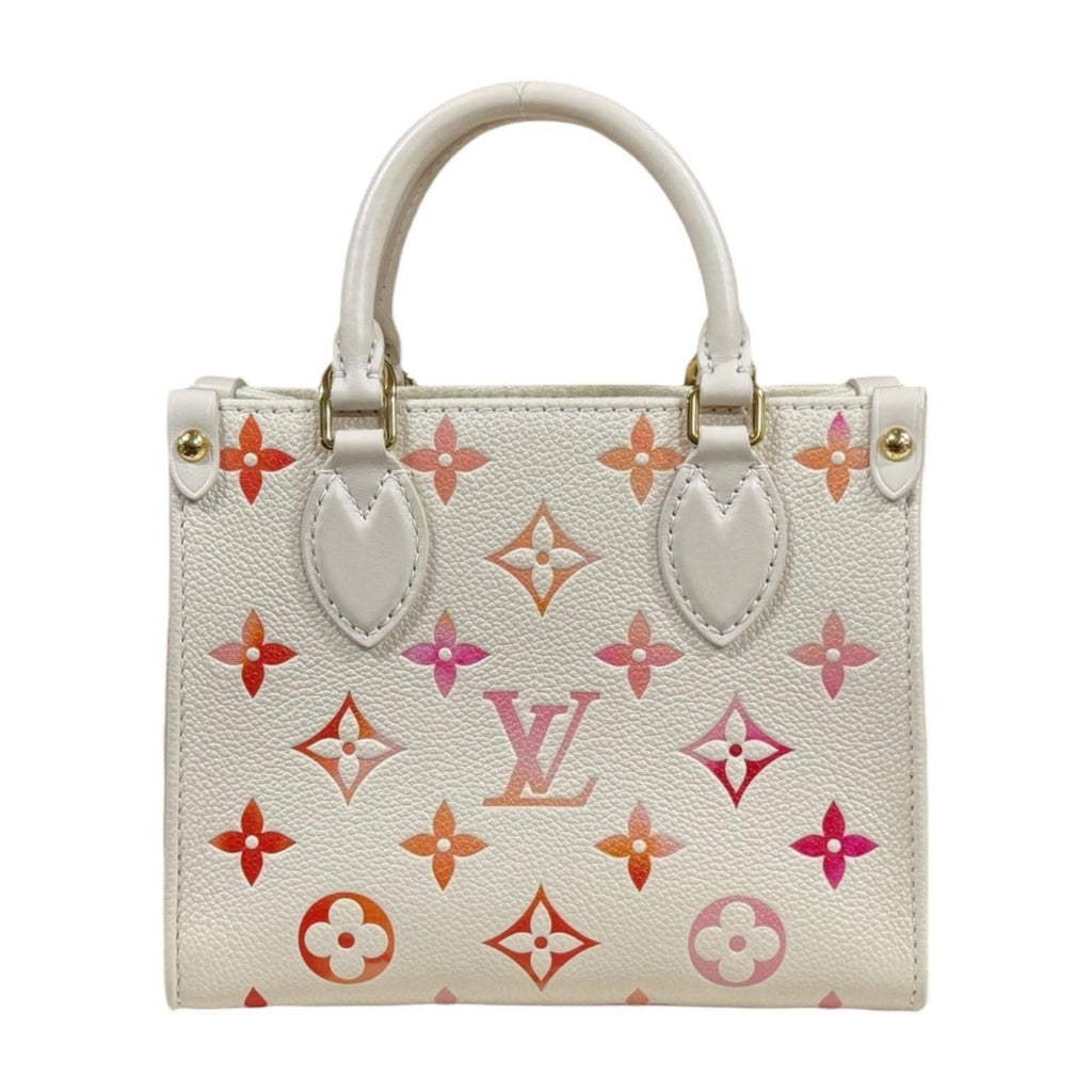 Louis Vuitton Orange Pink White Monogram Empreinte Shoulder Bag