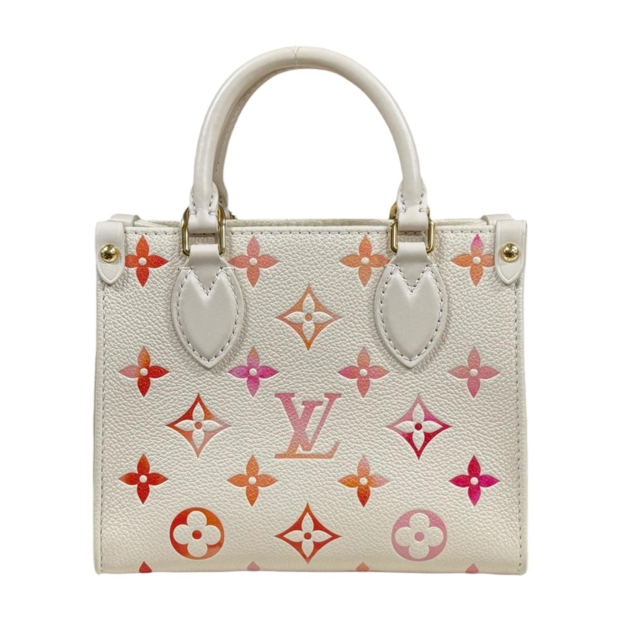 Louis Vuitton Orange Pink White Monogram Empreinte Shoulder Bag