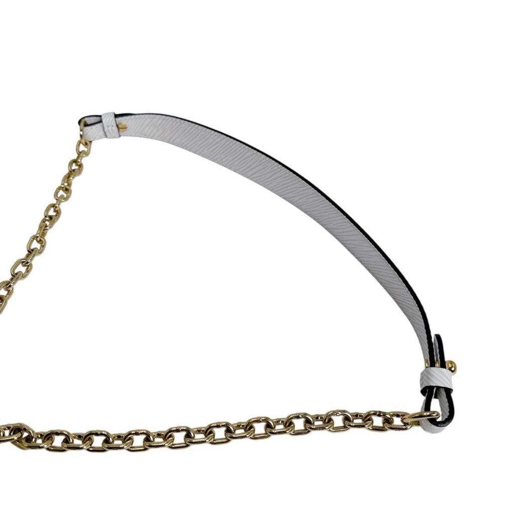 Louis Vuitton Epi Blanc Epi Leather Shoulder Bag