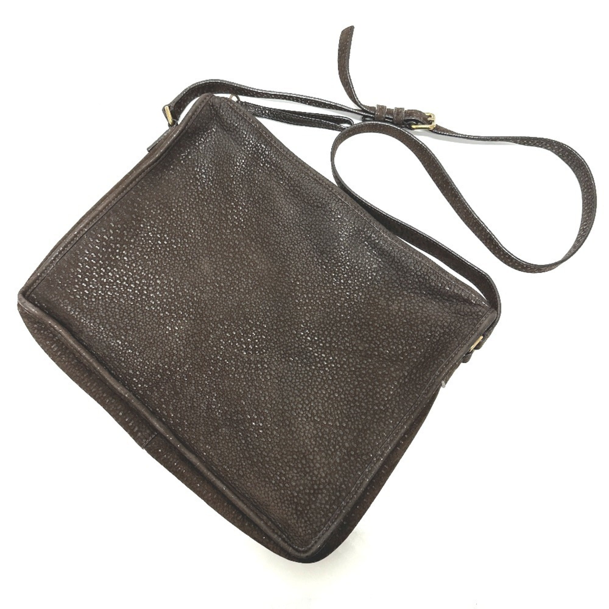 Prada Brown Leather Shoulder Bag