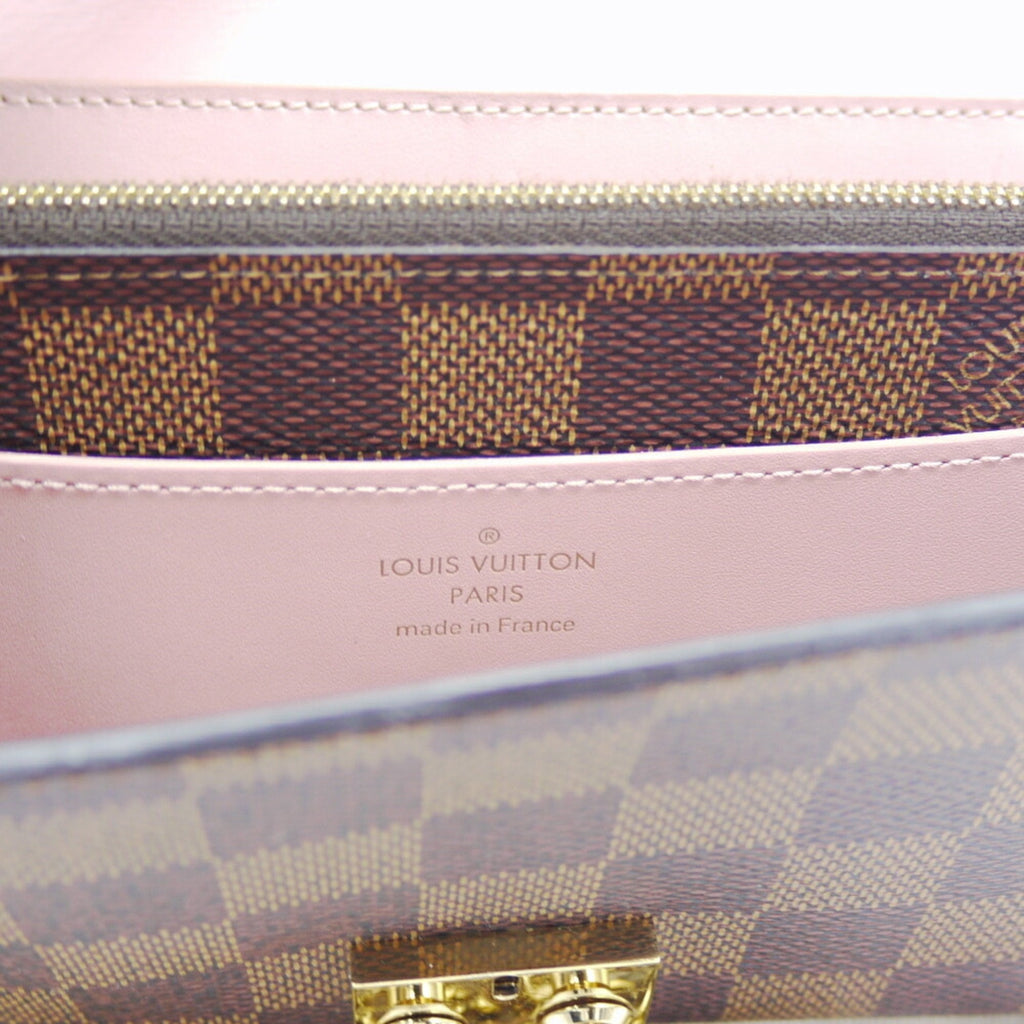 Louis Vuitton Magnolia Damier Canvas Leather Chain/Shoulder Wallet