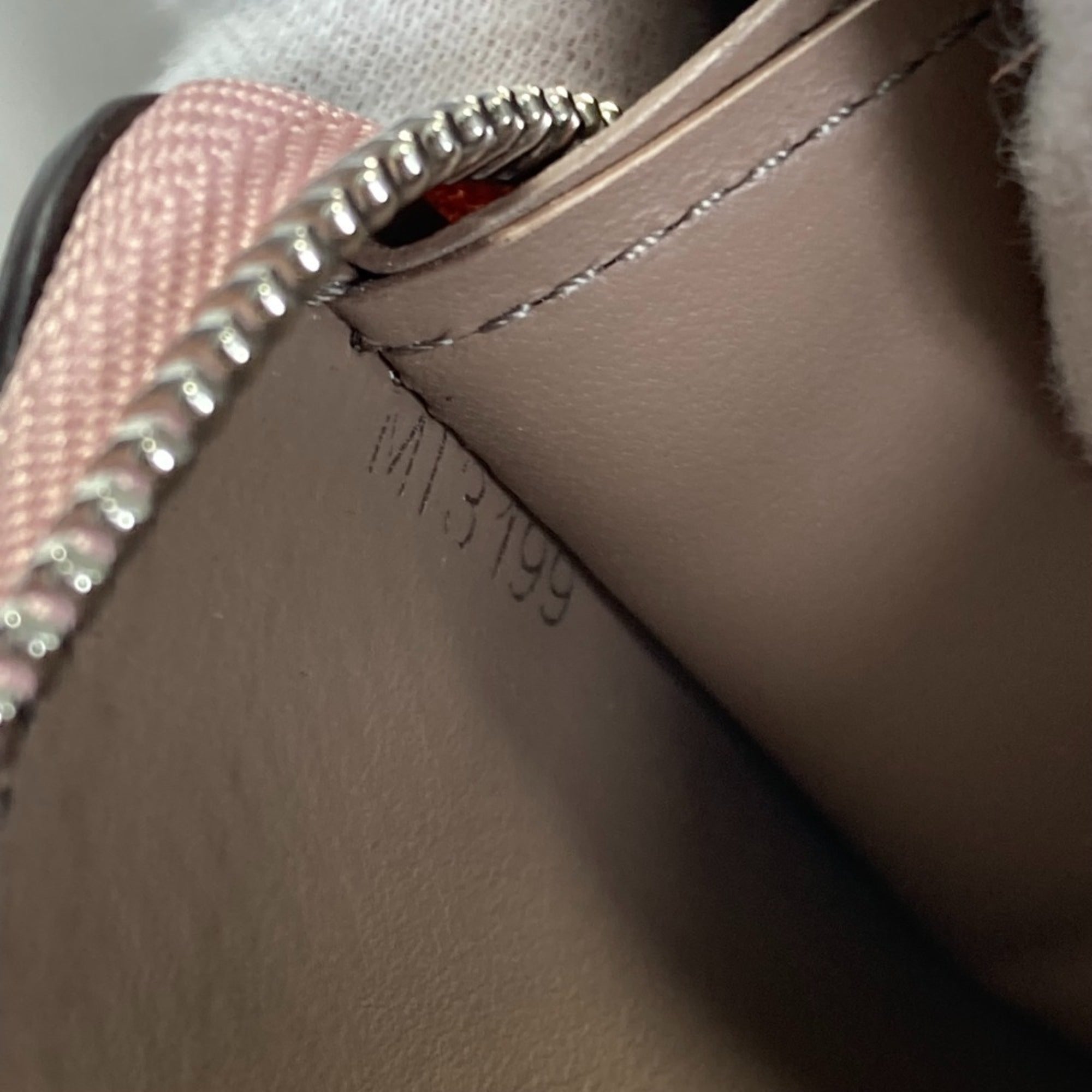 Louis Vuitton Pink Leather Long Wallet
