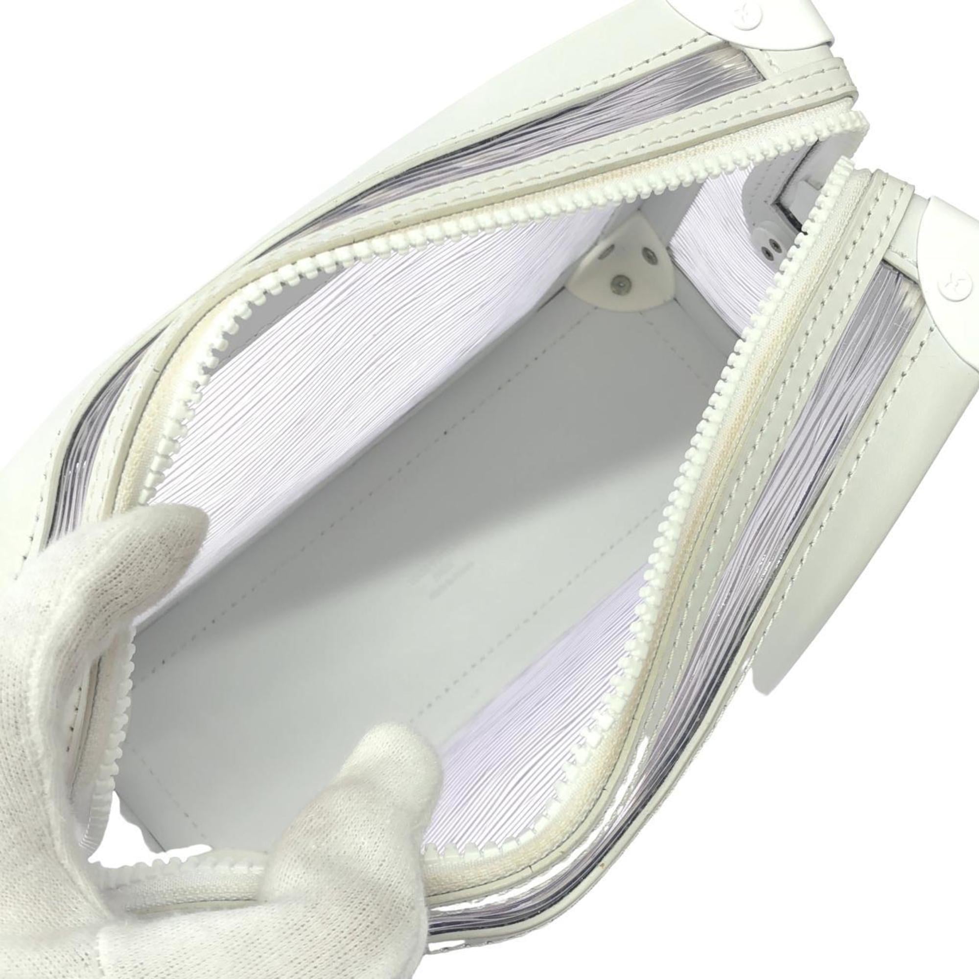 Louis Vuitton Clear White Pvc Leather Shoulder Bag