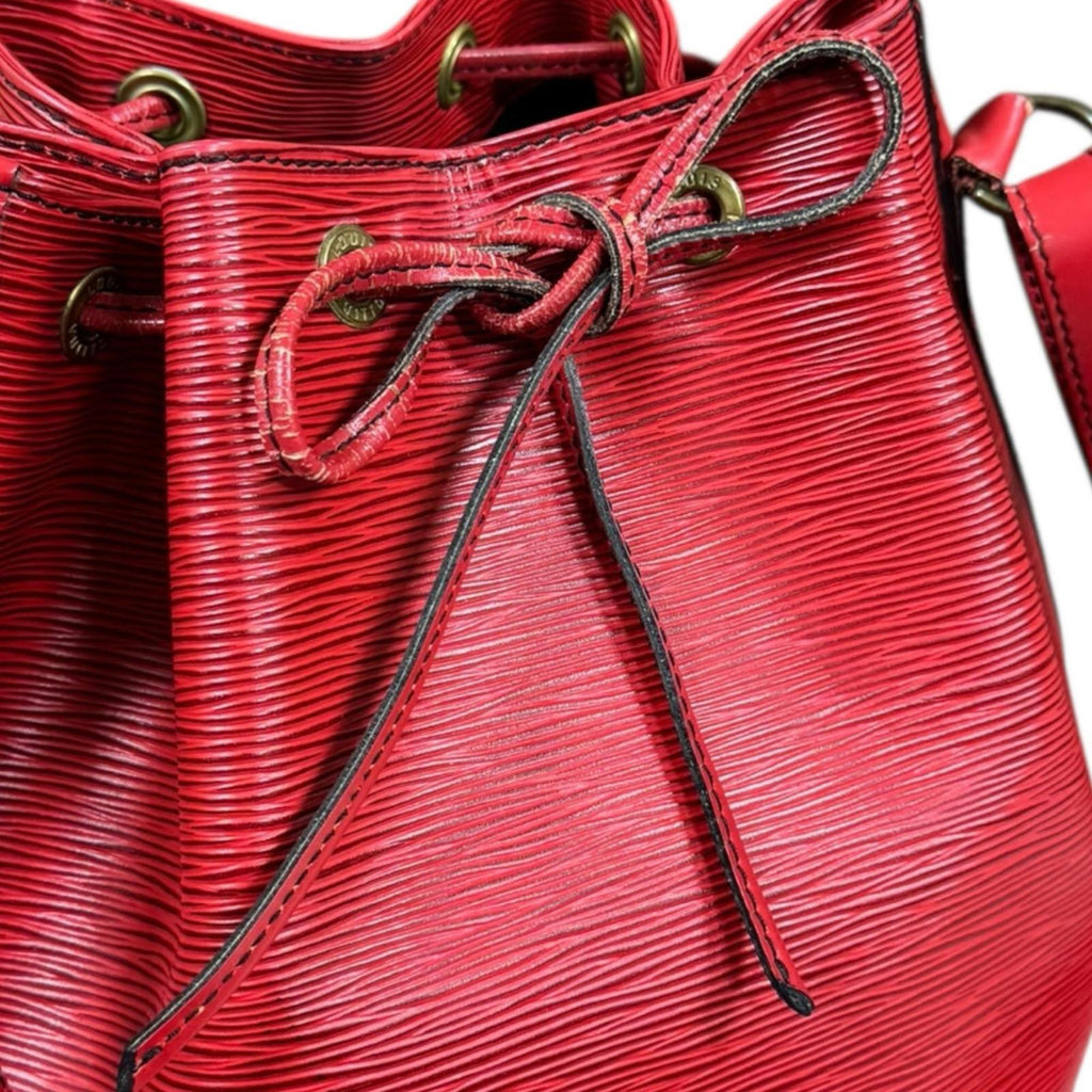 Louis Vuitton Castilian Red Red Color Epi Leather Shoulder Bag