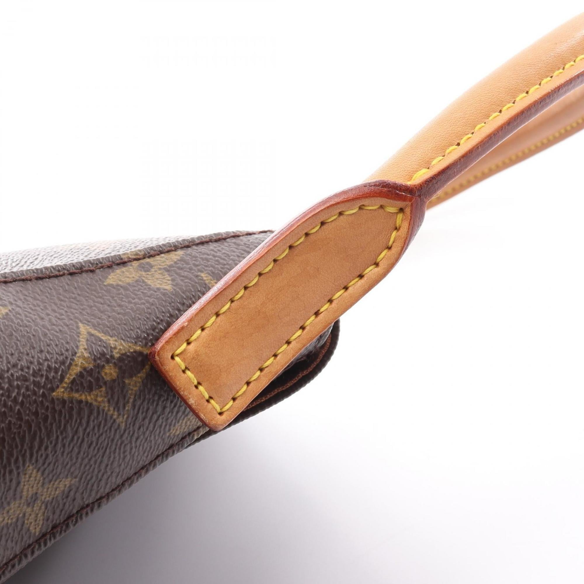 Louis Vuitton Brown Coated Canvas Pvc Monogram Leather Handbag