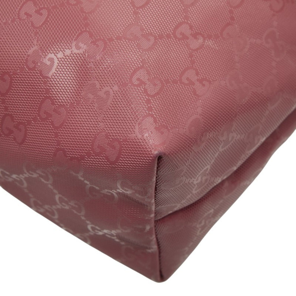 Gucci Pink Pvc Leather Shoulder Bag Tote Bag (Pre-Owned)