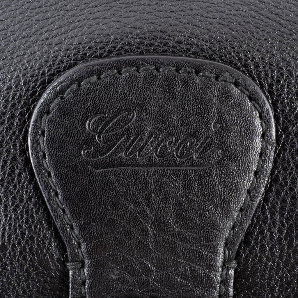 Gucci Black Leather Shoulder Bag (Pre-Owned)