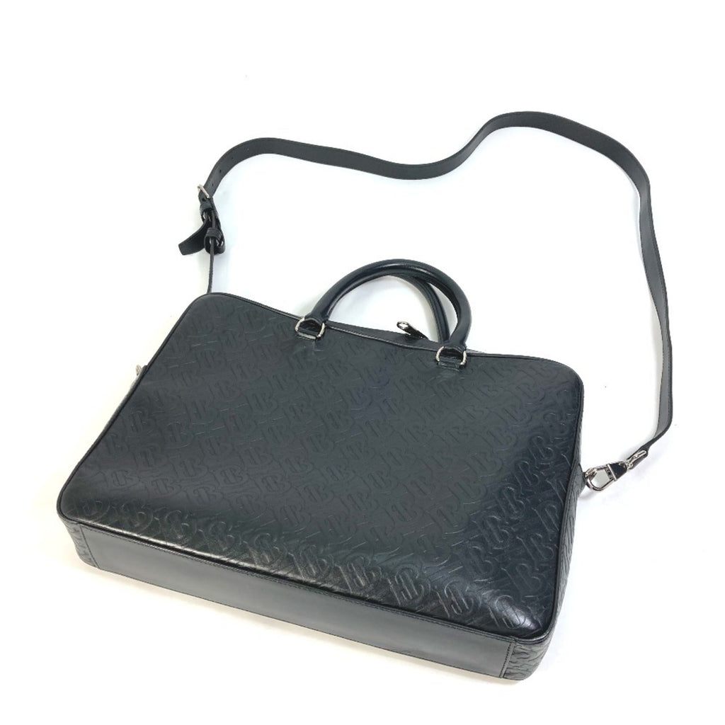 Burberry Black Leather Handbag Shoulder Bag