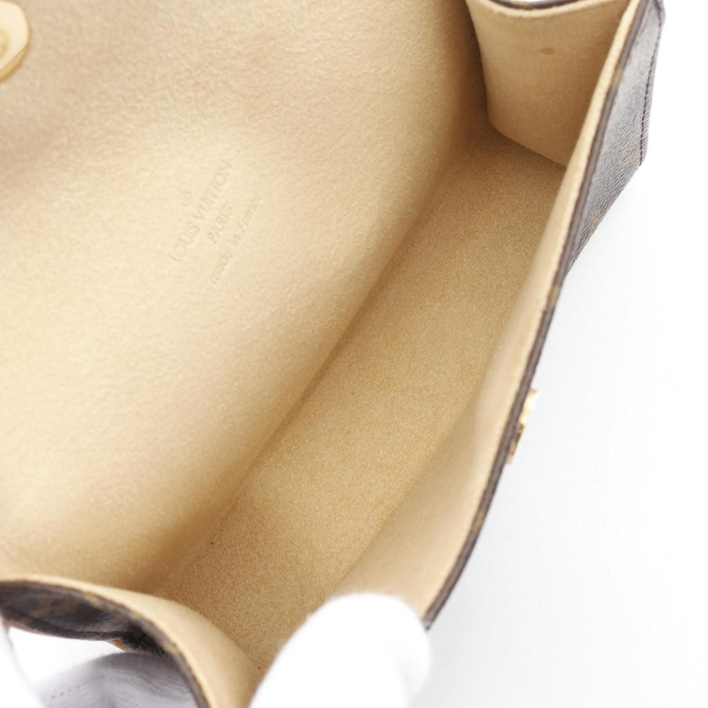 Louis Vuitton Brown Coated Canvas Leather Fanny Pack