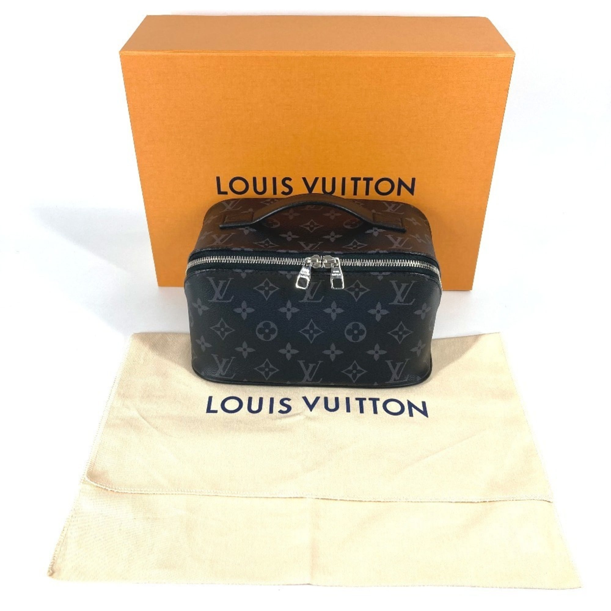 Louis Vuitton Black Monogram Monogram Eclipse Monogram Eclipse Clutch Bag Handbag Pouch