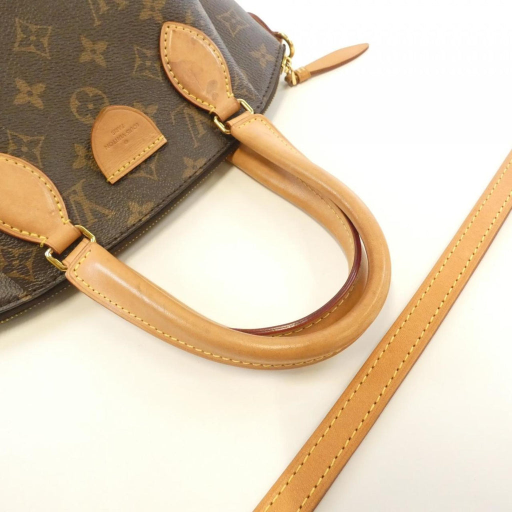 Louis Vuitton Marron Coated Canvas Handbag