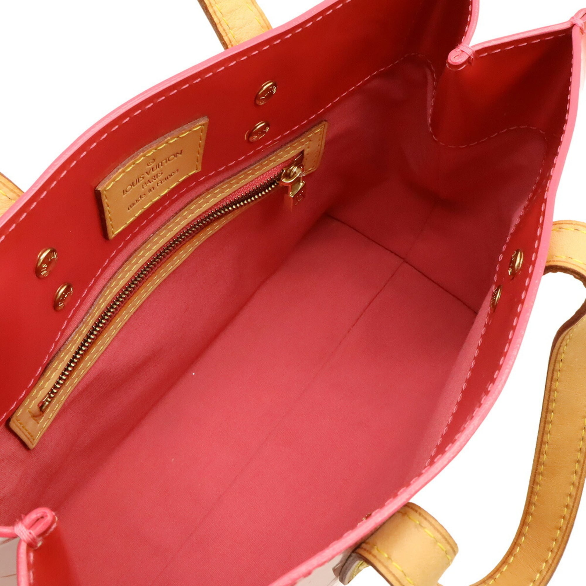 Louis Vuitton Monogram Vernis Framboise Handbag Tote Bag