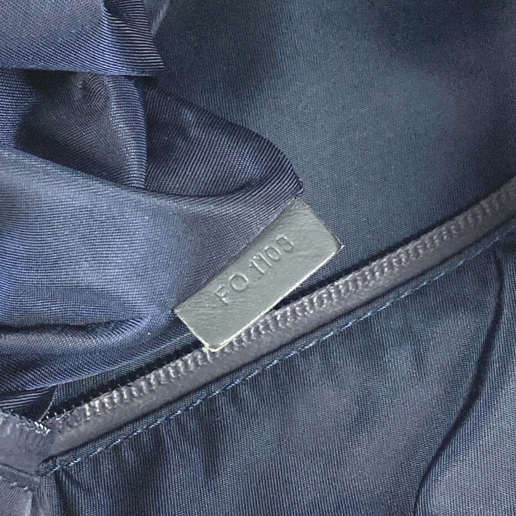 Louis Vuitton Navy Orange Leather Nylon Messenger Bag Shoulder Bag