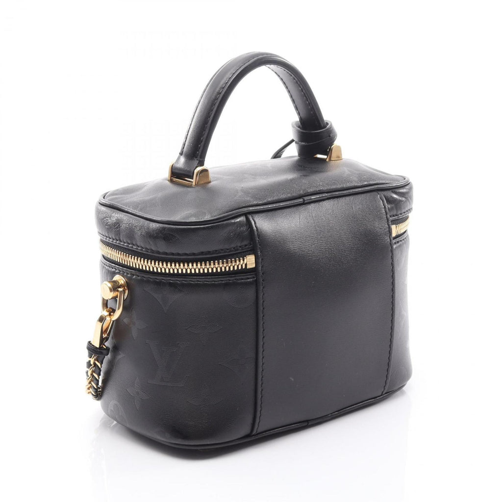 Louis Vuitton Black Leather Handbag
