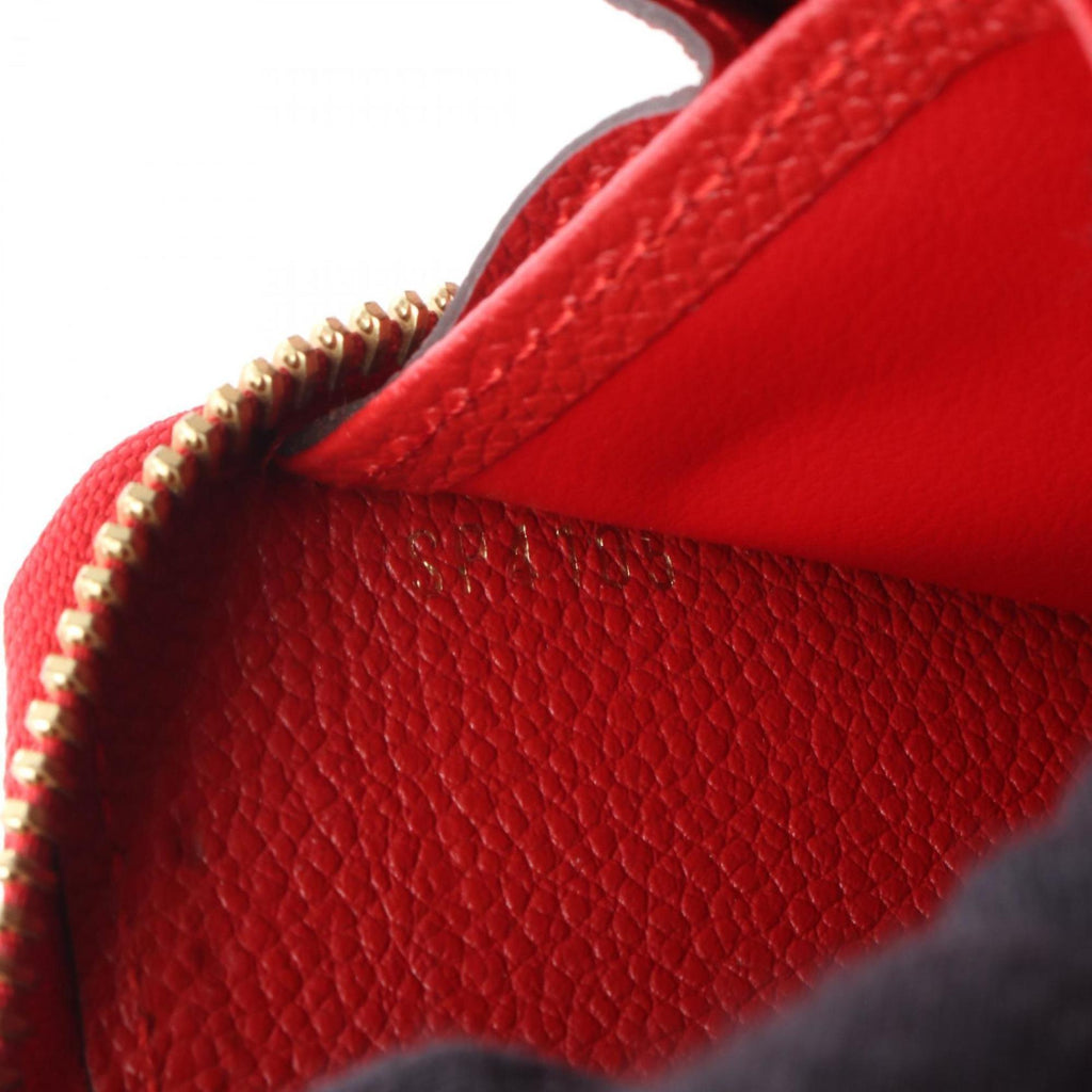 Louis Vuitton Red Color Sacrlet Monogram Empreinte Long Wallet