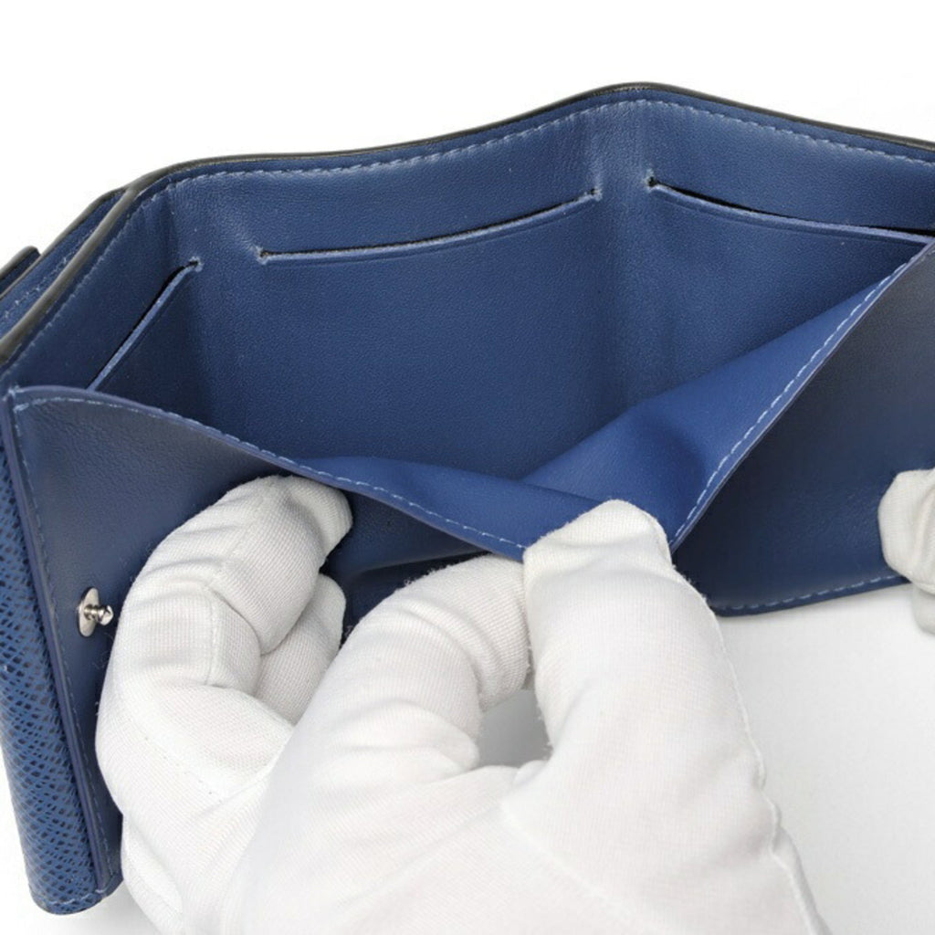 Louis Vuitton Blue Taigarama Wallet (Tri-Fold)