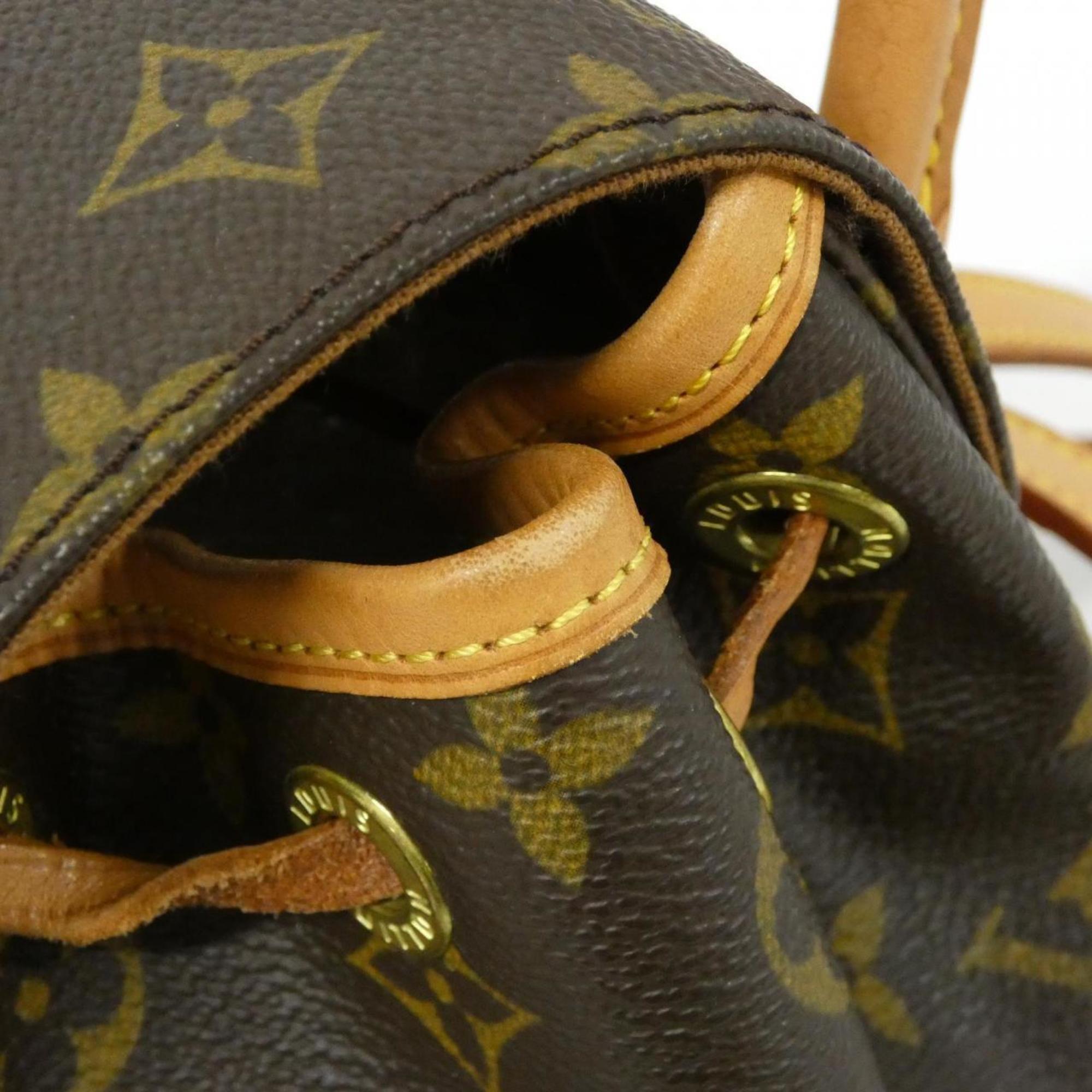 Louis Vuitton Brown Coated Canvas Backpack