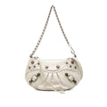 Balenciaga White Leather Handbag Shoulder
