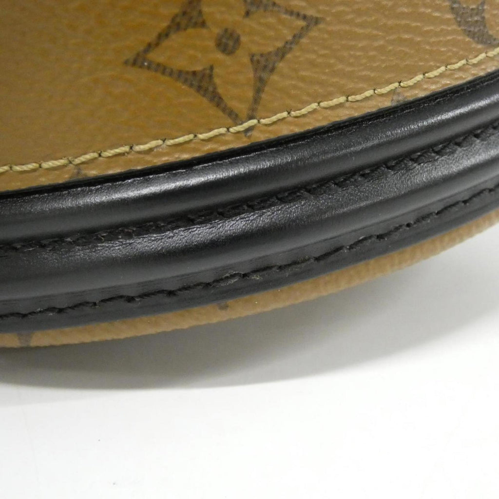 Louis Vuitton Brown Coated Canvas Handbag