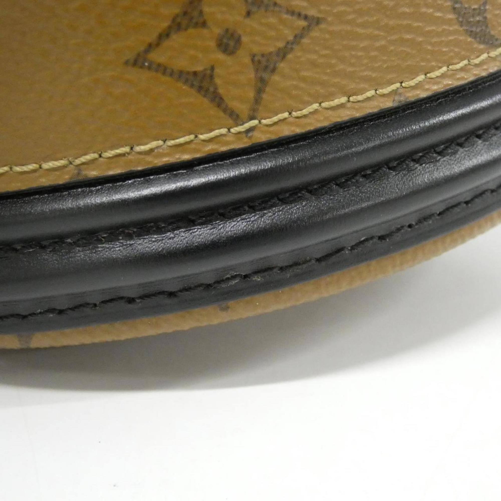 Louis Vuitton Brown Coated Canvas Handbag
