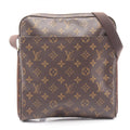 Louis Vuitton Monogram Brown Coated Canvas Leather Shoulder Bag