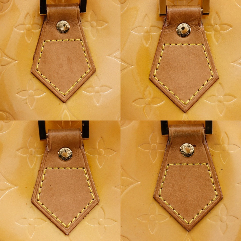 Louis Vuitton Rose Yellow Monogram Vernis Tote Bag