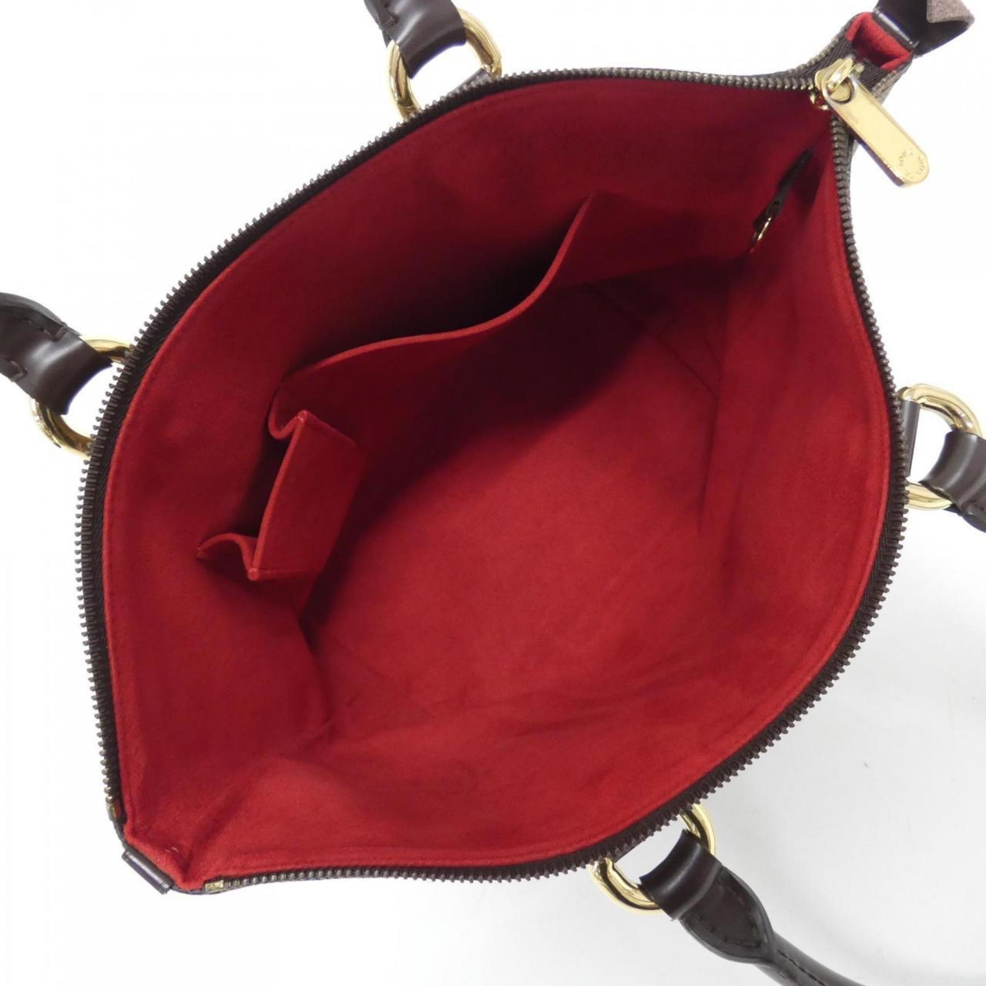 Louis Vuitton Brown Ebene Coated Canvas Handbag