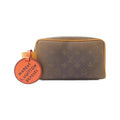 Louis Vuitton Marron Coated Canvas Pouch