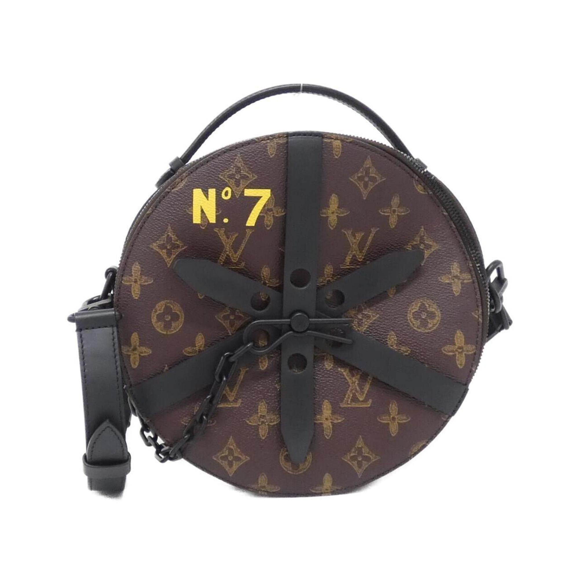 Louis Vuitton Marron Coated Canvas Shoulder Bag