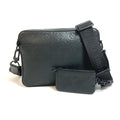 Louis Vuitton Black Monogram Shadow Shoulder Bag Sling Bag