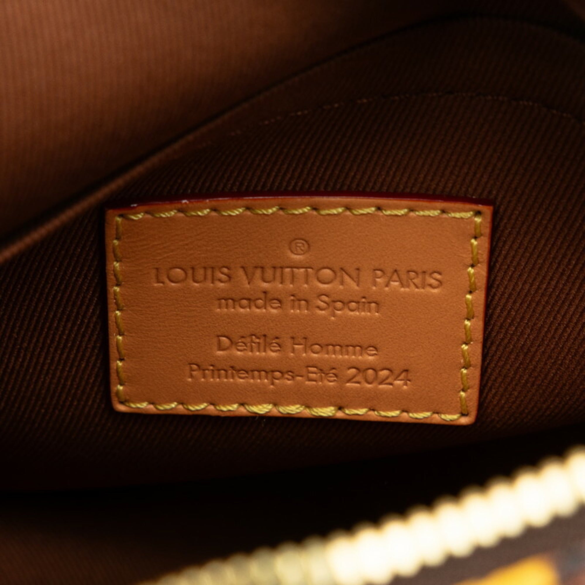 Louis Vuitton Yellow Pvc Leather Shoulder Bag