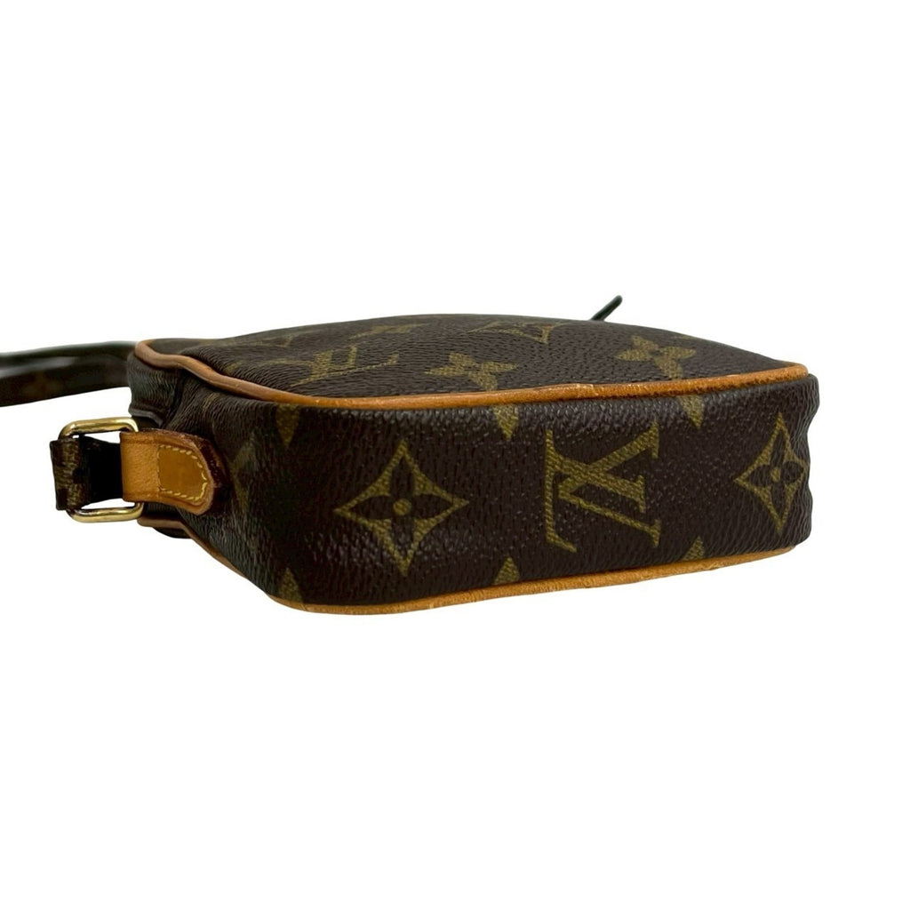 Louis Vuitton Brown Leather Pvc Pochette Shoulder Bag