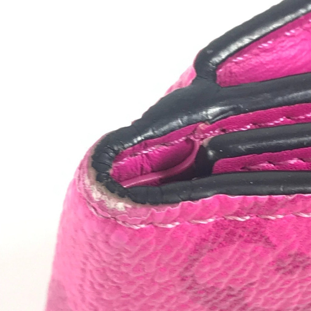 Louis Vuitton Pink Taigarama Wallet (Tri-Fold)