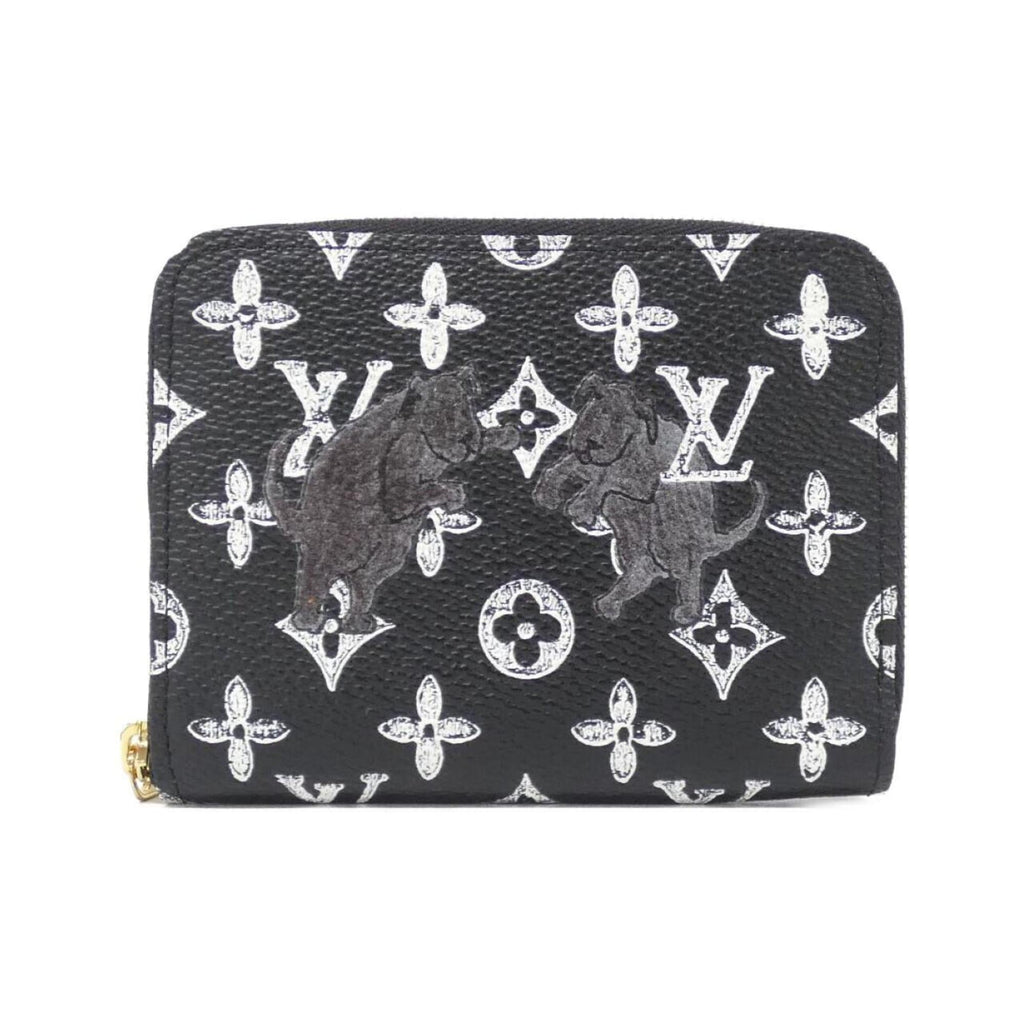 Louis Vuitton Black Coated Canvas Coin Purse/Coin Case