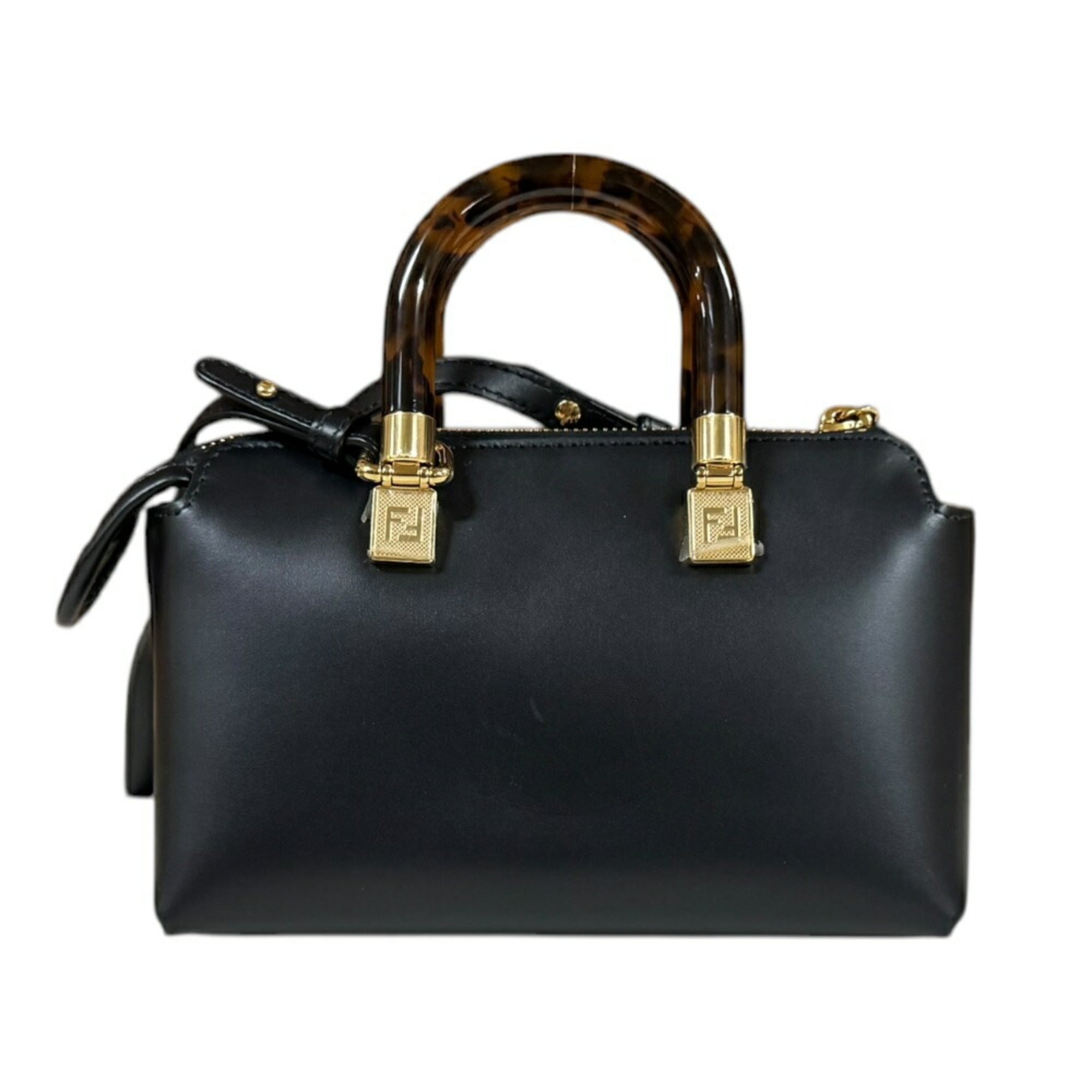 Fendi Black Leather Shoulder Bag