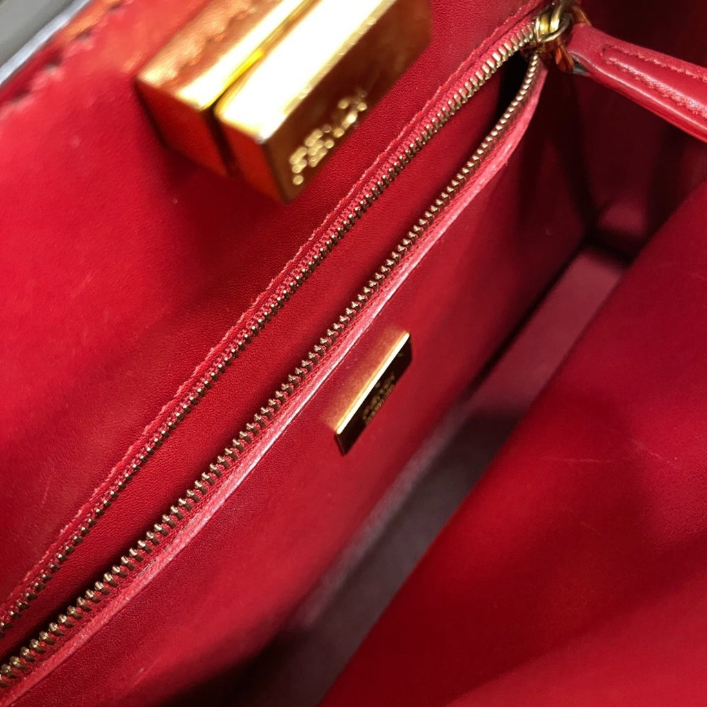 Fendi Beige Leather Handbag Shoulder Bag