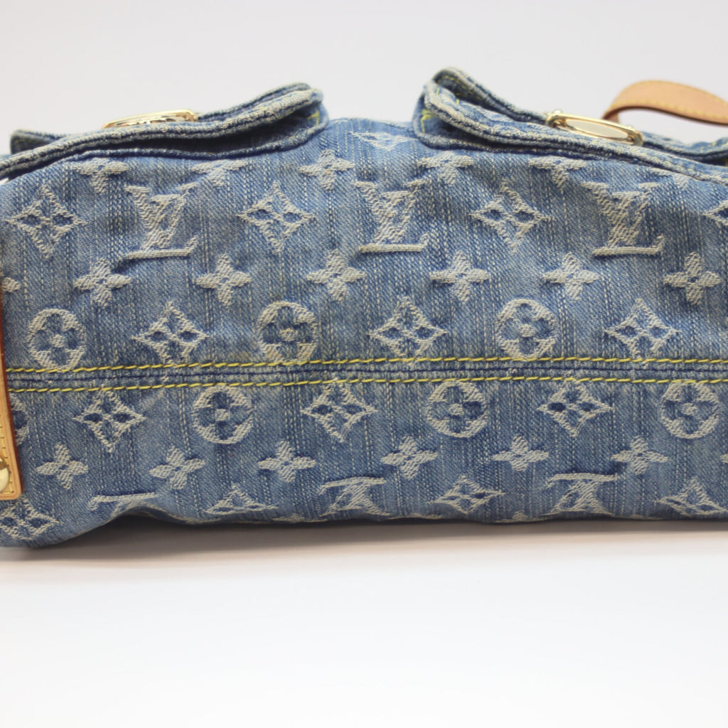 Louis Vuitton Blue Monogram Denim Shoulder Bag