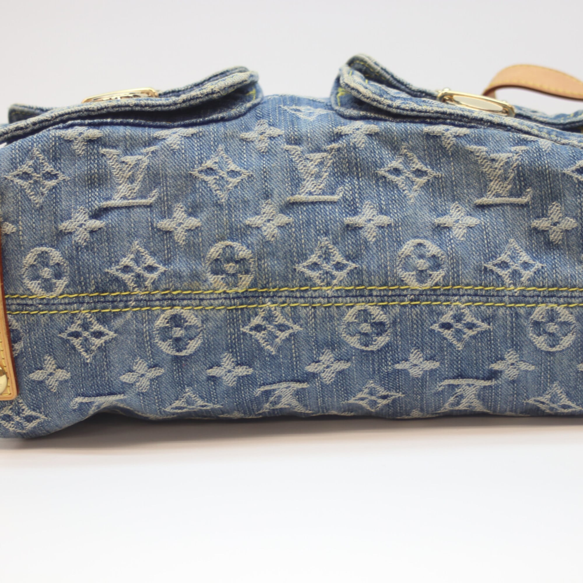Louis Vuitton Blue Monogram Denim Shoulder Bag