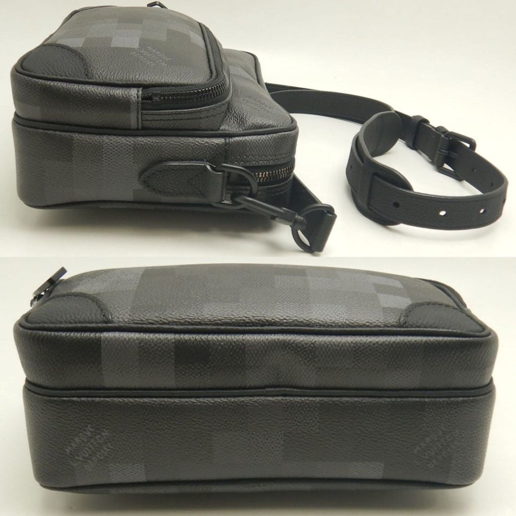 Louis Vuitton Black Noir Pvc Shoulder Bag