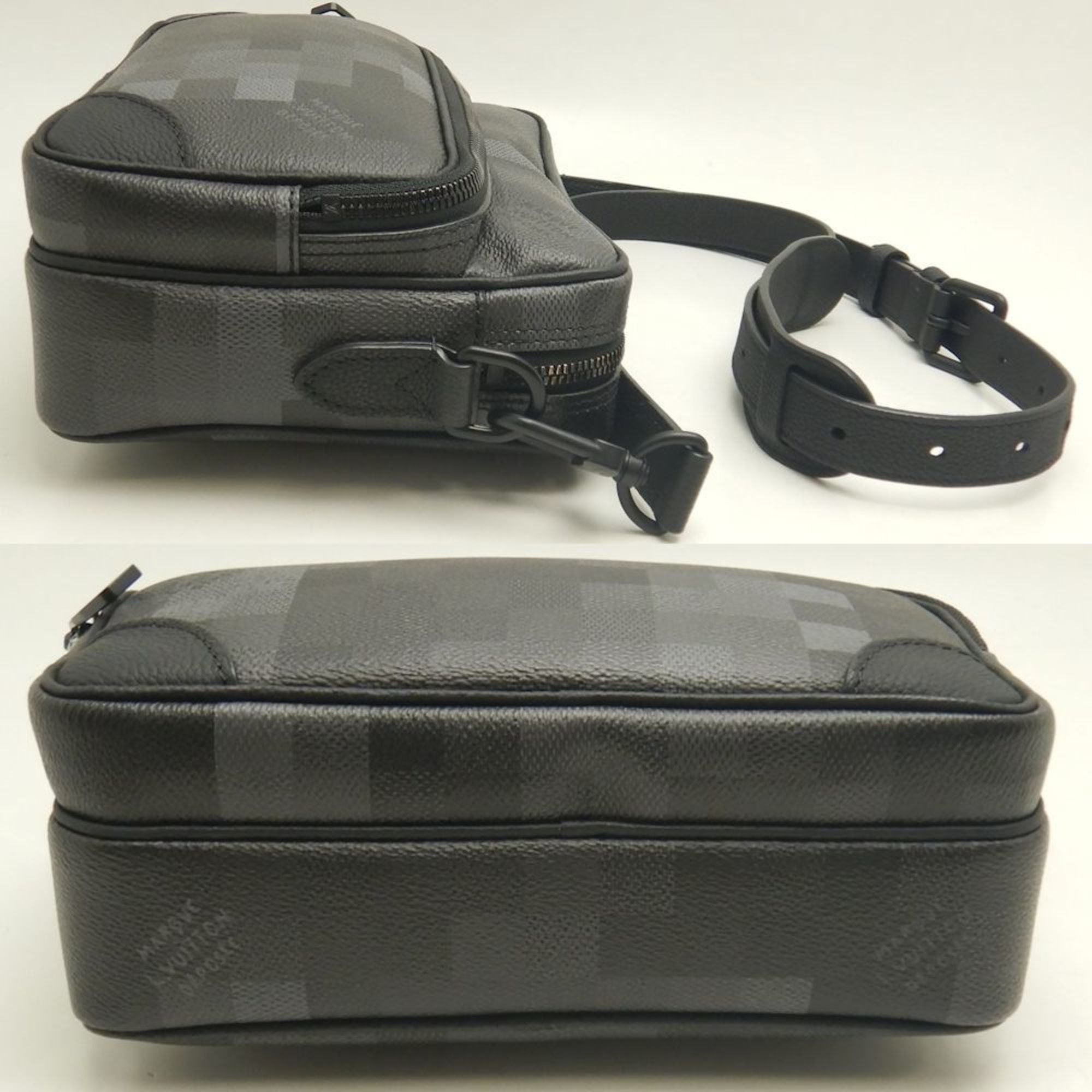 Louis Vuitton Black Noir Pvc Shoulder Bag