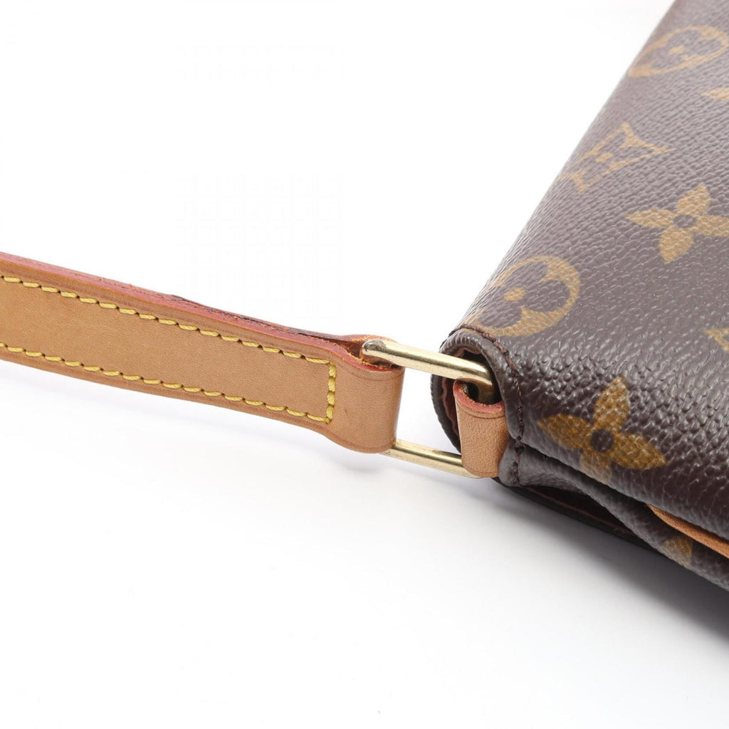 Louis Vuitton Brown Monogram Coated Canvas Leather Handbag Shoulder Bag